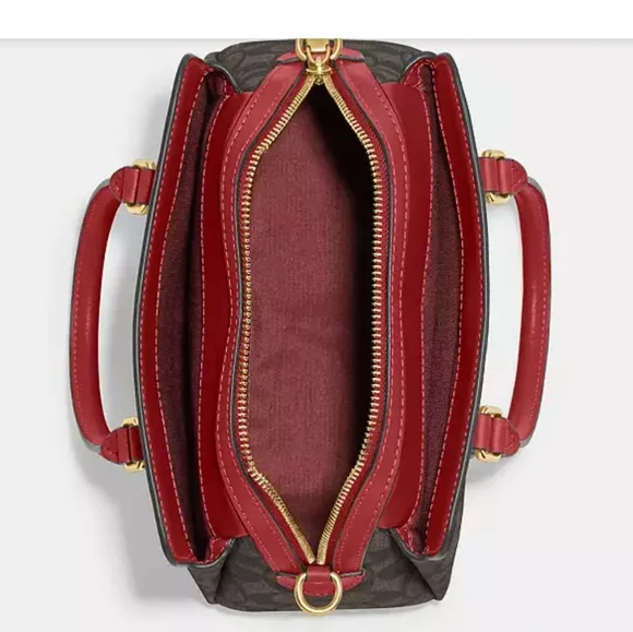 New! Mini Darcie Carryall in Signature Canvas - Picture 5 of 7